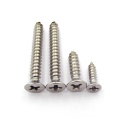 St3*20mm self tapping screws with Phillips flat head Fine Thread Sharp point black phosphating rotary thread Pozi